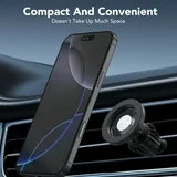 FAMOO Magsafe car mount for Car Features Strong Magnets, with Car Phone Holder Mount Designed for Dashboard Use.360° , Phone Holder for car Works As Practical Car Accessories Fit for iPhone, Black