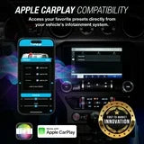 TYPE S - Infinite AppGlow Smart Interior Car LED Light Kit – 4 x 12” RGB Strips, CarPlay, Android Auto, Voice Control, Custom Presets, 12V Plug & Play